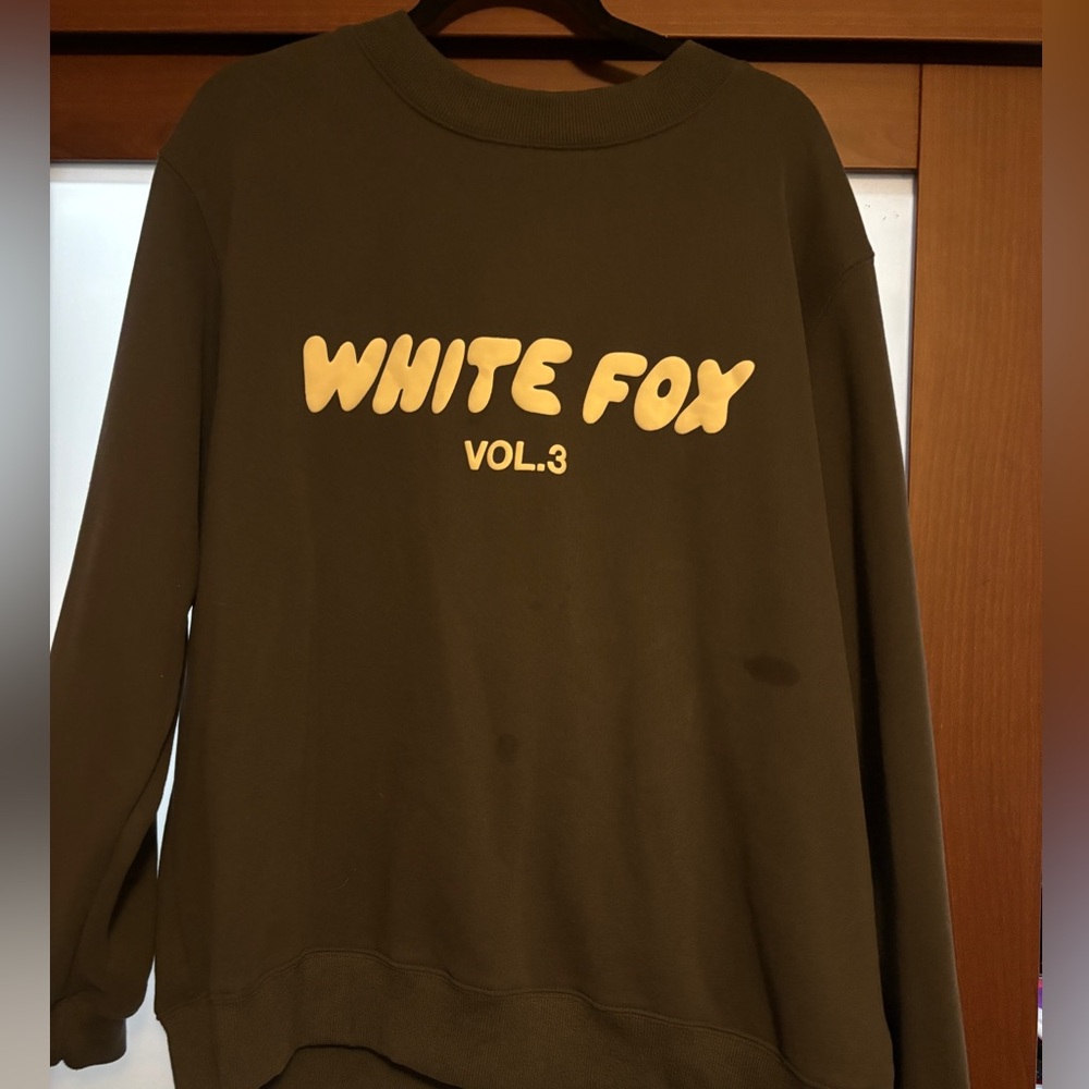white fox crewneck